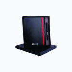 Laser Engrave Colour Notebook With Metal Highlight Pen Gift Set In Premium Box