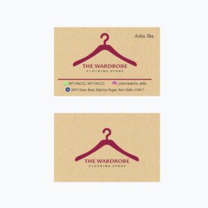 Visiting Card Craft Paper Double Side